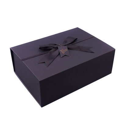 กล่องเครื่องสำอางสุดหรูแบบกำหนดเอง Black White Boutique Cosmetic Package Gift Box