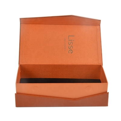 Custom Pu Leather Magnetic Flip Top Lid เครื่องสำอางน้ำหอมกระดาษบรรจุภัณฑ์กล่องของขวัญ