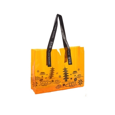 Holograhicp โปร่งใส Tote Shopping Bag เลเซอร์ใส PVC Tote Bag