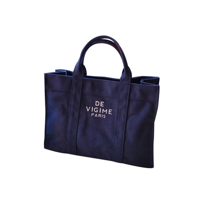12oz 16oz ผ้าฝ้ายหนาผ้า Cotton Women's Canvas Handbags Printed Logo