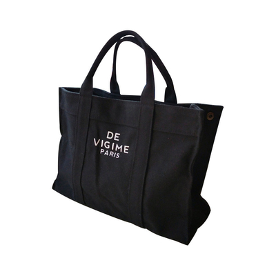 12oz 16oz ผ้าฝ้ายหนาผ้า Cotton Women's Canvas Handbags Printed Logo