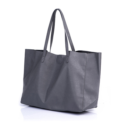 กระเป๋าหนัง PU ผู้หญิงแบบใช้ซ้ำได้ L39 x W16 x H30 cm