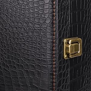 กล่องไวน์หนังพรีเมี่ยมแฮนด์เมดพร้อมอุปกรณ์เสริมไวน์ เคสใส่ไวน์