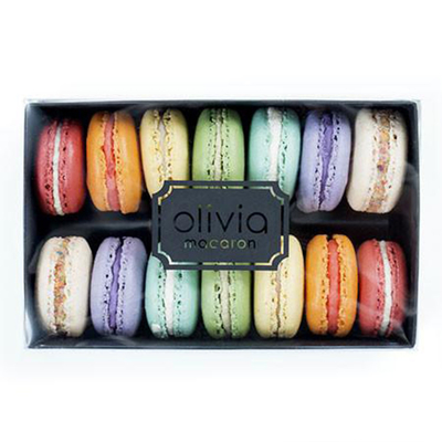 กล่องของขวัญบรรจุภัณฑ์กระดาษแข็งสีดำหรูหรา Macaron Slider พร้อม Window